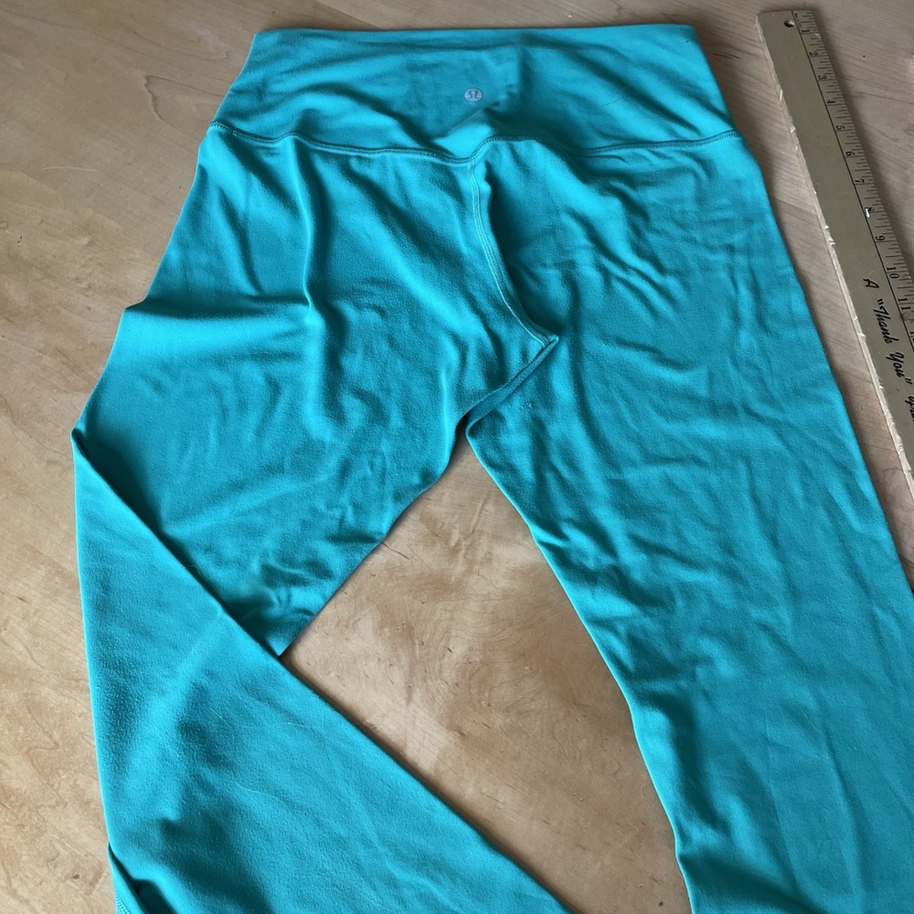 lululemon align yoga pants size 10 Pocket Stretch Comfort Leggings Green